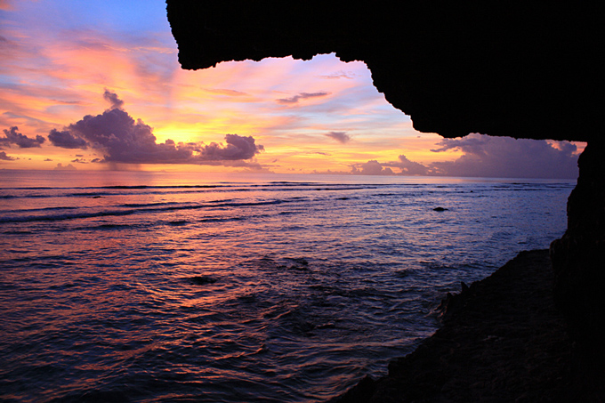 Gun Beach sunset, Guam