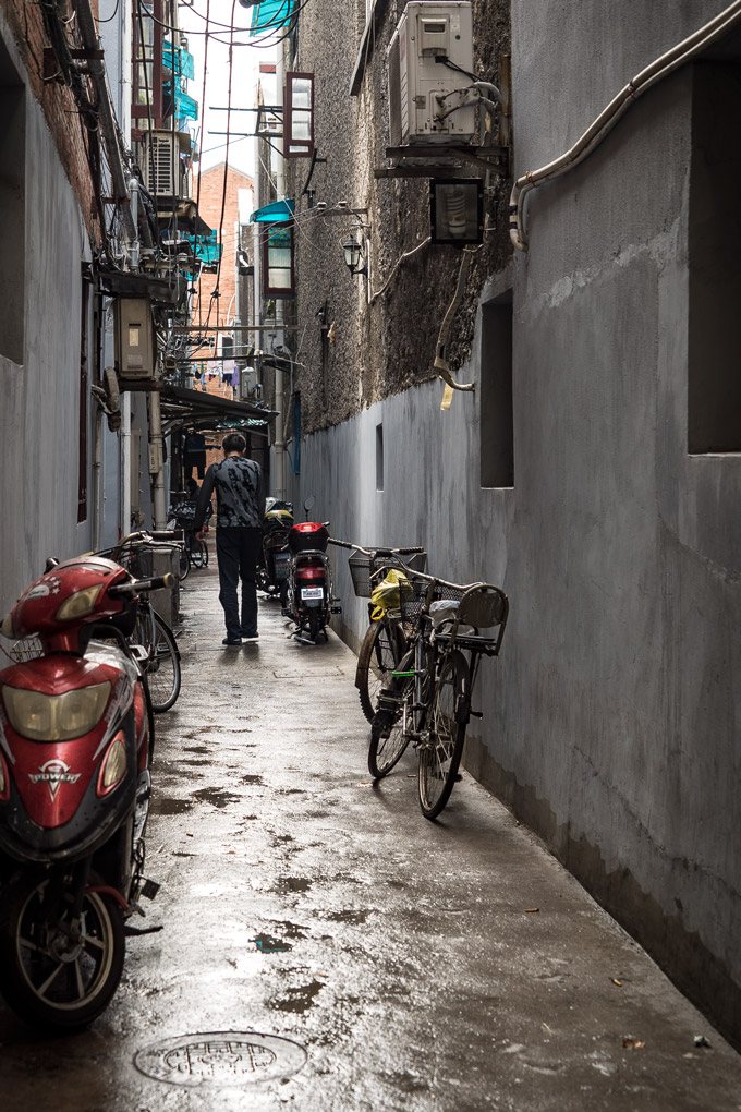 Alleyway in Shanghai, China