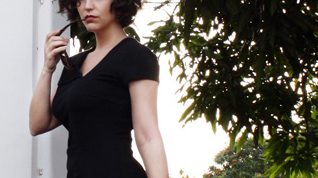 black dress