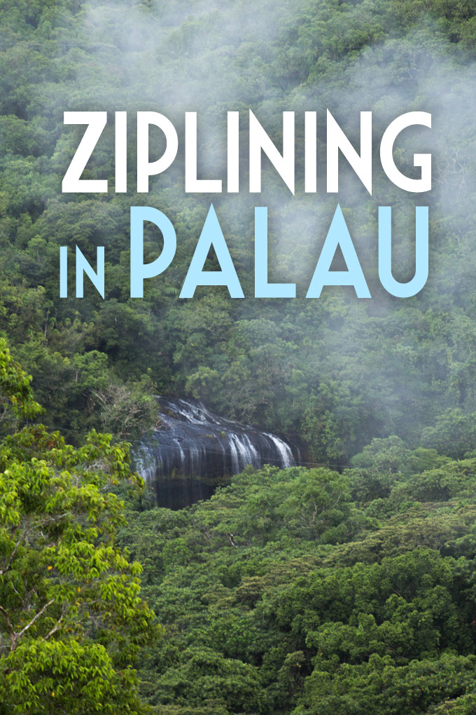 Ziplining in Palau