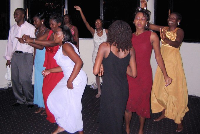 Jamaica wedding dancers