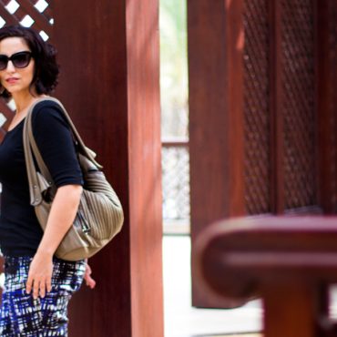 Jessica Peterson at Souk Madinat Jumeirah, Dubai, UAE