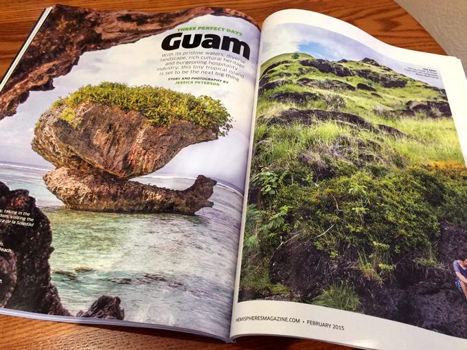 Hemispheres Magazine February Guam by Jessica Peterson