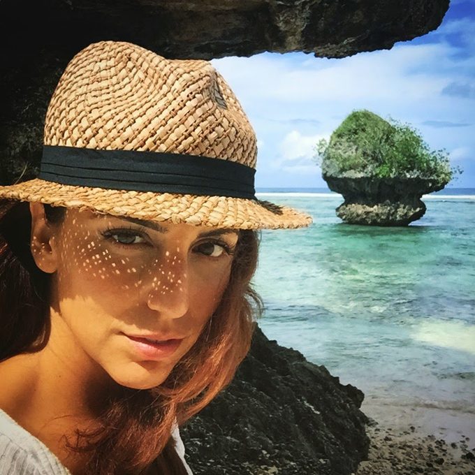 Jessica Peterson at Tanguisson Beach, Guam