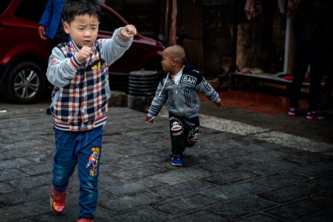 Child in Zhangjiajie, China