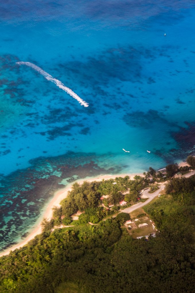 Aerial view of Saipan