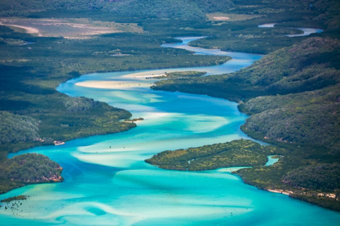 Whitsundays Aerial flight, Australia