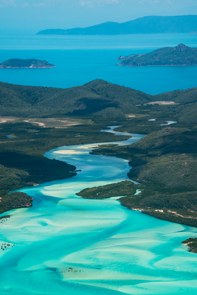 Whitsundays Aerial flight, Australia