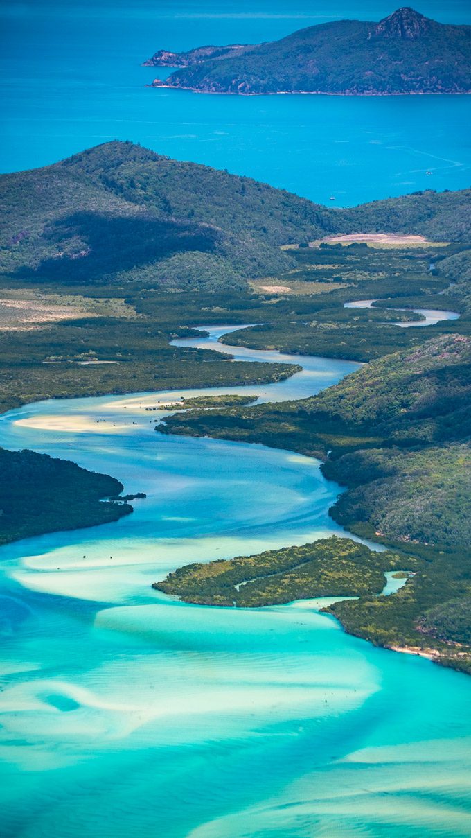 Whitsundays Aerial flight, Australia