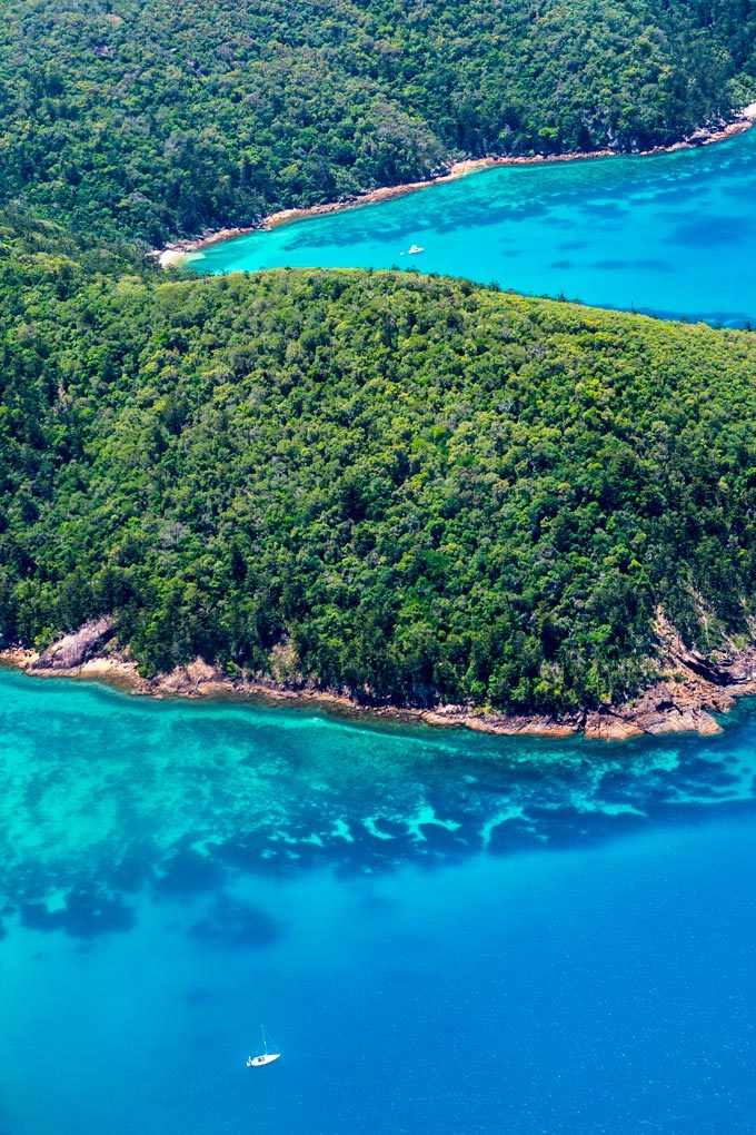 Whitsundays Aerial flight, Australia