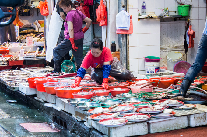 fish market, Hong Kong