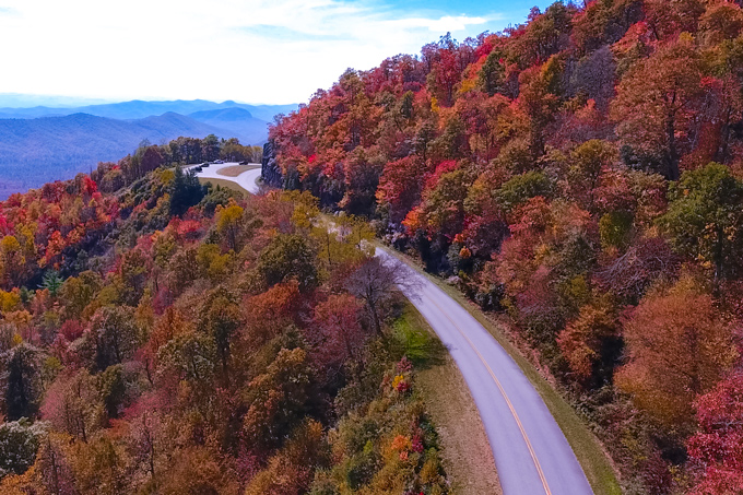 Asheville, North Carolina fall autumn foliage