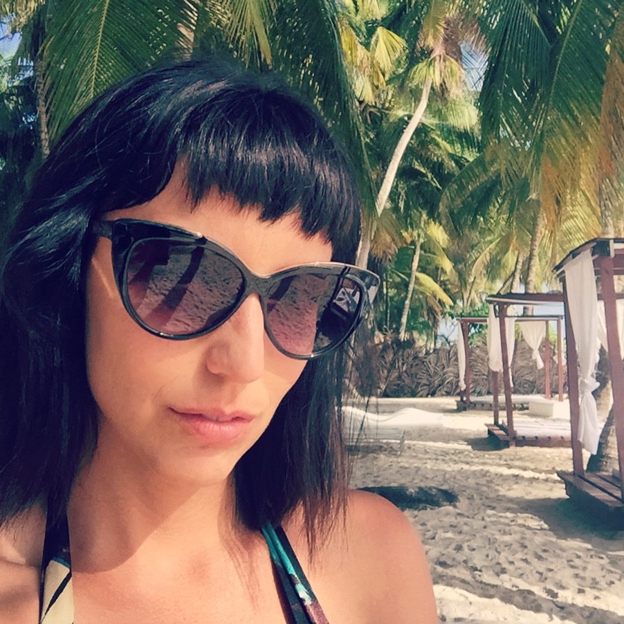 Jessica Peterson of Global Girl Travels in Saona Island, Dominican Republic