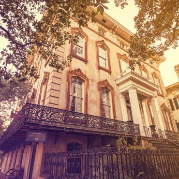 Savannah, Georgia downtown architecture