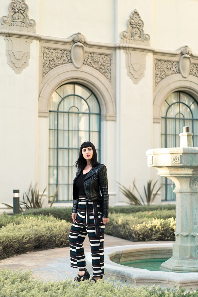 Jessica Peterson of Global Girl Travels in Beverly Hills, California City Hall Civic Center