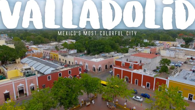 Valladolid, Mexico aerial photograph